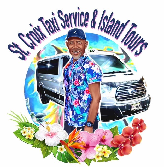 St. Croix Taxi Service & Island Tours — Henry Griffin and his taxi van